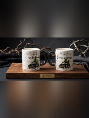 Park Designs Collector's Ceramic Mugs Set - I'll Be Home for Christmas